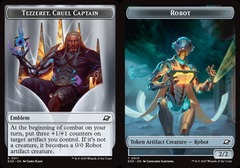 Emblem - Tezzeret, Cruel Captain (11) // Robot (10) Token
